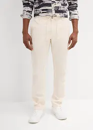 Regular Fit Chinohose mit Leinen, Straight, bonprix