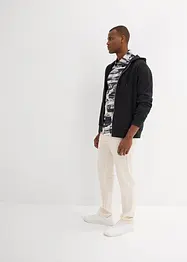 Regular Fit Chinohose mit Leinen, Straight, bonprix