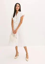 Hemdblusenkleid aus Lochspitze, bonprix