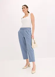 Jersey-Hose mit Bundfalten, bonprix