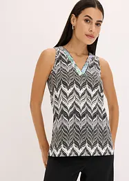 Top mit Pailetten, bonprix