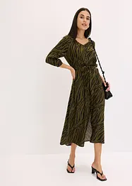 Midikleid aus fließender Viskose, bonprix