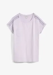 Lockeres Shirt mit Spitze, bonprix