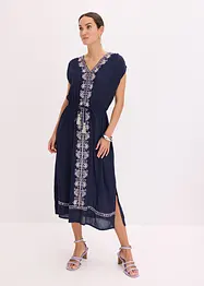 Boho-Midikleid mit Stickerei, bonprix