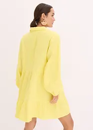 Kurzes Stufen-Kleid aus Musselin, bonprix