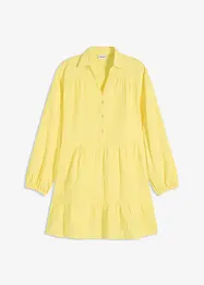 Kurzes Stufen-Kleid aus Musselin, bonprix