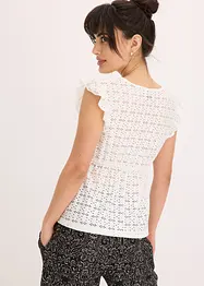 Shirt mit Lochstickerei, bonprix