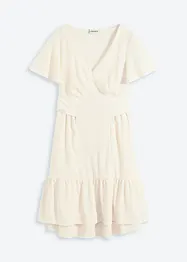 Jerseykleid aus leichtem Crêpe mit Flügelärmel, bonprix