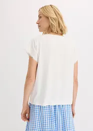 Shirt mit Crochet-Spitze, bonprix