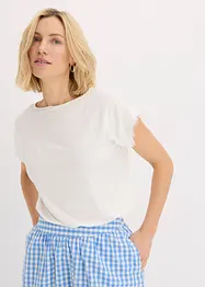Shirt mit Crochet-Spitze, bonprix