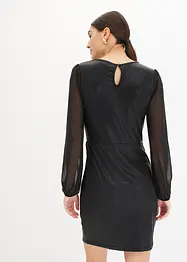 Minikleid mit Drapierung, bonprix