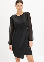 Minikleid mit Drapierung, bonprix