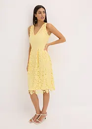 Spitzenkleid mit Häkeleinsatz, bonprix