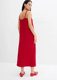Verstellbares Trägerkleid aus elastischem Crêpe, bonprix