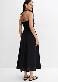 Maxikleid mit Smokeinsatz, bonprix
