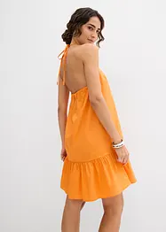 Neckholder-Kleid aus reiner Bio-Baumwolle, bonprix