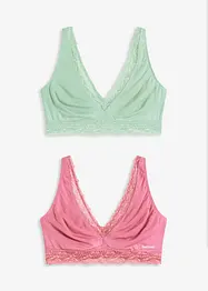 Feel Comfort Bralette aus weichem Material (2er Pack), bonprix
