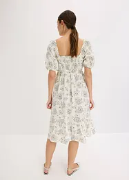Midikleid mit Puffärmeln, bonprix