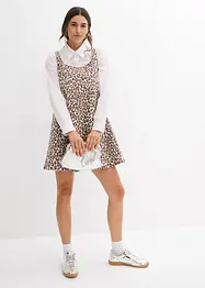 Minikleid aus elastischem Baumwoll-Mix, bonprix