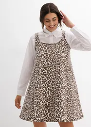 Minikleid aus elastischem Baumwoll-Mix, bonprix