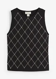 Tanktop mit Nieten, bonprix