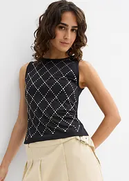 Tanktop mit Nieten, bonprix