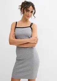 Trägerkleid mit Kontrastsaum, bonprix