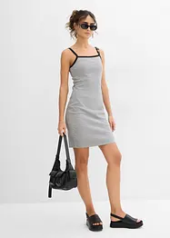 Trägerkleid mit Kontrastsaum, bonprix