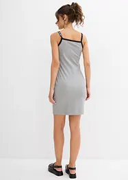 Trägerkleid mit Kontrastsaum, bonprix