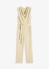 Jersey-Jumpsuit mit Schulterpolster, bonprix