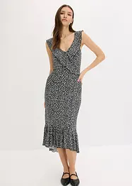 Jerseykleid mit Volants, bonprix
