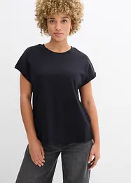 Vokuhila-Shirt aus schwerem Baumwoll-Jersey, bonprix