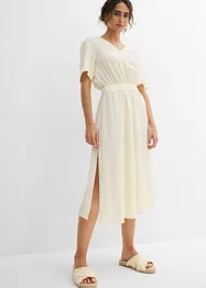 Midikleid aus luftigem Seersucker, bonprix