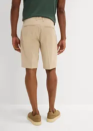 Chino-Bermuda mit Bundfalten, Regular Fit, bonprix