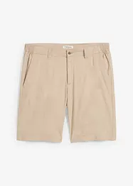Regular Fit Chino-Bermuda mit Leinen, bonprix