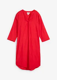 Tunika-Kleid aus fließendem Viskose-Mix mit Struktur Effekt, bonprix