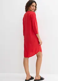Tunika-Kleid aus fließendem Viskose-Mix mit Struktur Effekt, bonprix