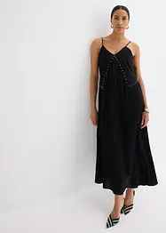 Maxikleid mit Ösen-Verzierung, bonprix