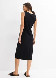 Midikleid aus reiner schwerer Bio-Baumwolle, bonprix