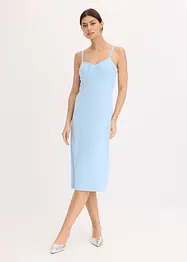 Midikleid mit feinem Satin, bonprix