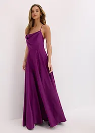 Trägerkleid aus strukturiertem Satin, bonprix