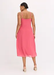 Chiffon-Midikleid mit Volants, bonprix
