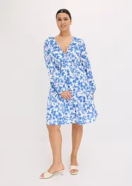 Jerseykleid aus strukturiertem Crêpe, bonprix
