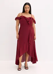 Carmen-Kleid mit Volants, bonprix