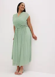 Maxikleid aus Mesh mit Tragevarianten, bonprix