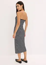 geripptes Bandeau-Kleid, bonprix