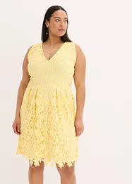 Spitzenkleid mit Häkeleinsatz, bonprix
