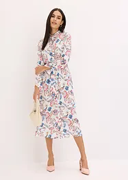 bedrucktes Blusenkleid aus fließender Viskose, bonprix