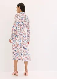 bedrucktes Blusenkleid aus fließender Viskose, bonprix