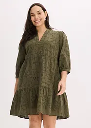 Tunika-Kleid mit Lochstickerei, bonprix